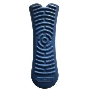 Le Creuset Silicone Handle Sleeve, 5 3/4" x 2", Marseille France Blue Excellent
